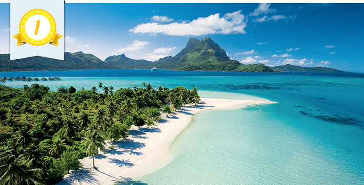 Beach in Bora Bora