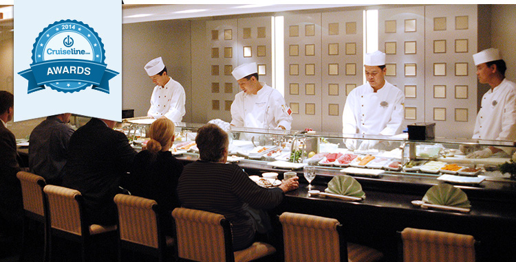 Crystal Serenity sushi bar