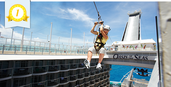 Royal Caribbean zip line