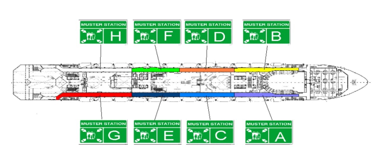 Muster stations for Carnival s... - May 24 - Cruise forum