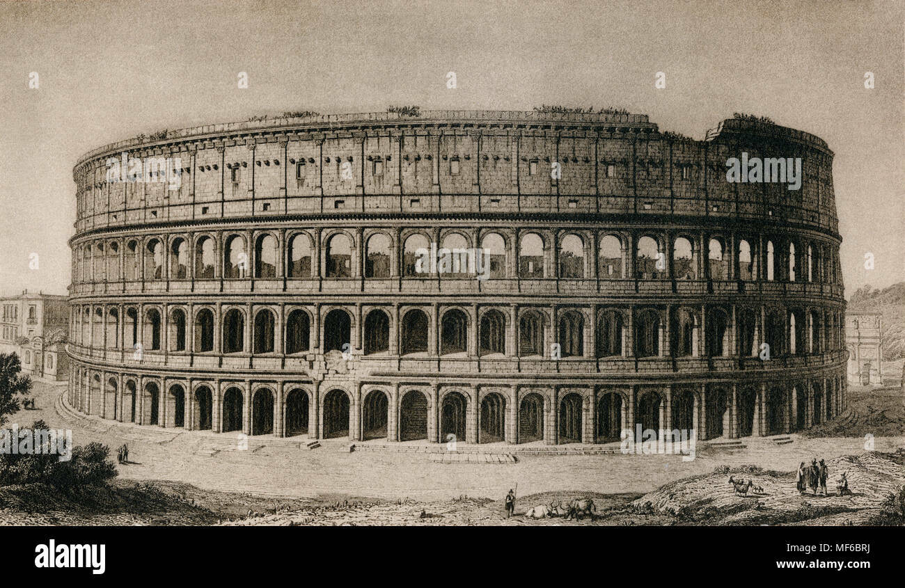 ruins-of-the-colosseum-in-rome-circa-1900-photograph-MF6BRJ.jpg