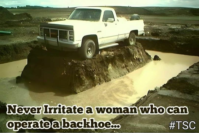 never irritate a woman who.jpg