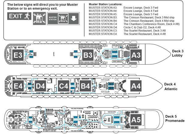 Muster stations for Carnival s... - May 24 - Cruise forum